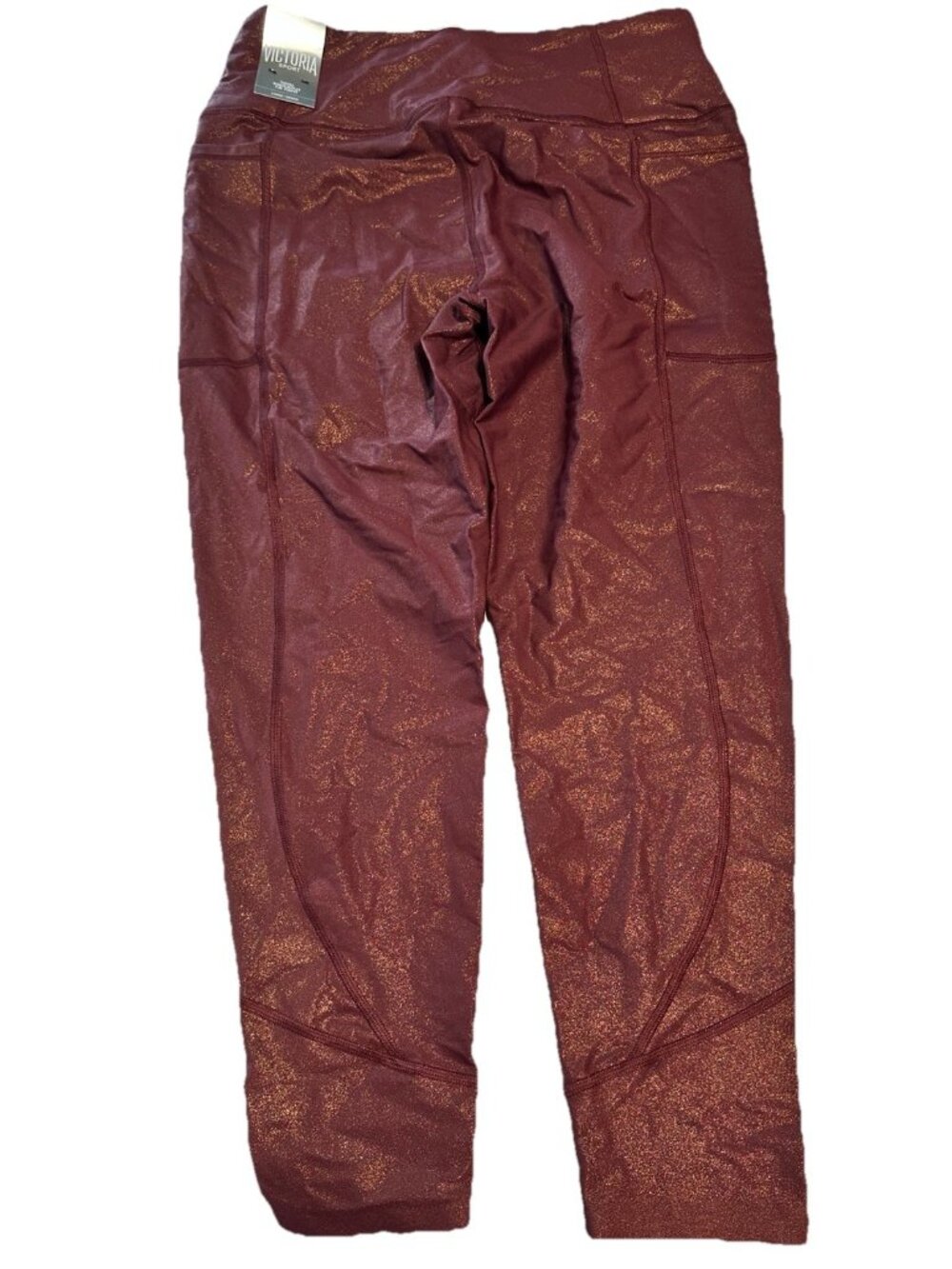 NWT Victorias Secret  LG  Total Knockout 7/8 Tight leggings shimmer High rise